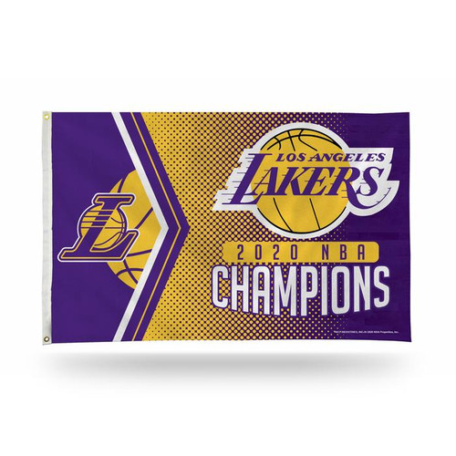 Lakers 2020 NBA Champs Banner Flag