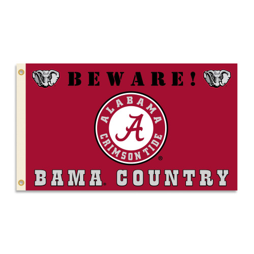 Alabama Crimson Tide 3 Ft. X 5 Ft. Flag W/Grommets - Country