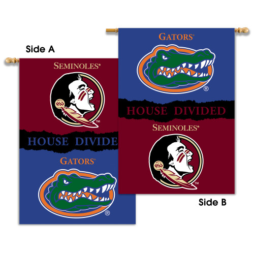 Florida - Florida St. 2-Sided 28" X 40" Banner W/ Pole Sleeve House Divided