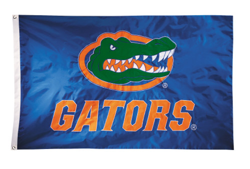 Florida Gators 2-sided Nylon Applique 3 Ft x 5 Ft Flag w/ grommets