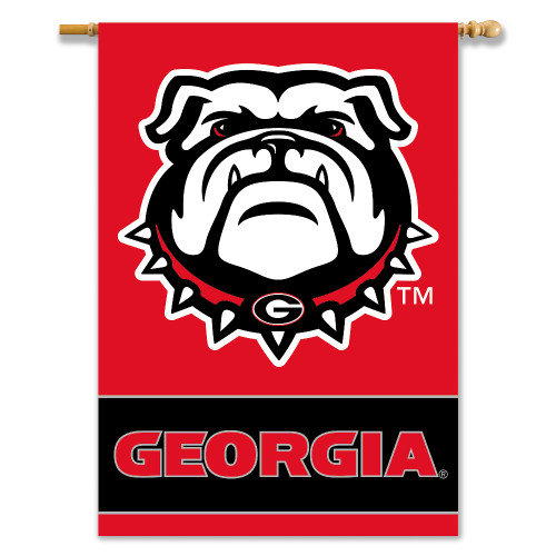 Georgia Bulldogs 2-Sided 28" X 40" Banner W/ Pole Sleeve