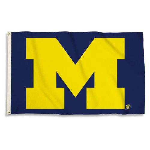 Michigan Wolverines 2-Sided 3 Ft. X 5 Ft. Flag W/Grommets