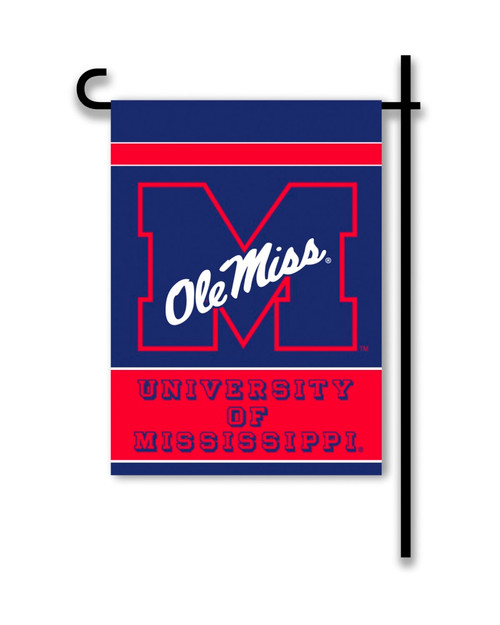 Mississippi Rebels 2-Sided Garden Flag