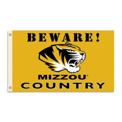 Missouri Tigers 3 Ft. X 5 Ft. Flag W/Grommets - Country