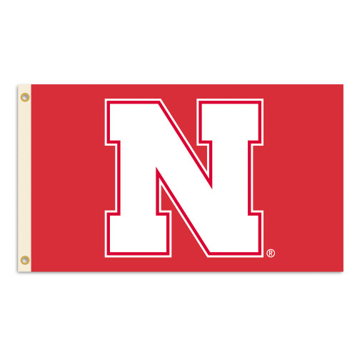 Nebraska Cornhuskers 2-Sided 3 Ft. X 5 Ft. Flag W/Grommets