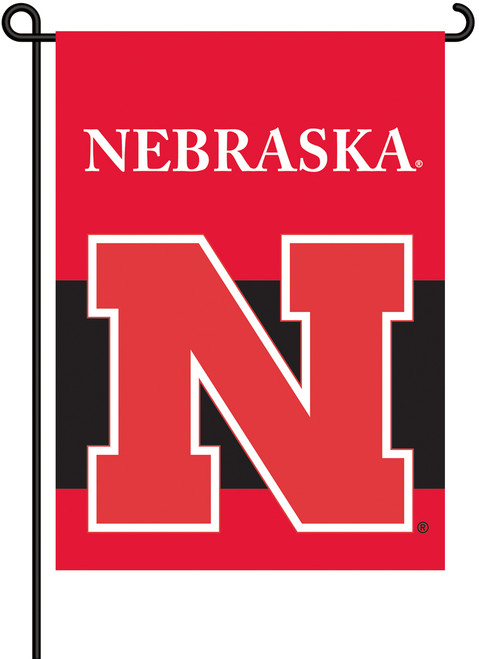 Nebraska Cornhuskers 2-Sided Garden Flag