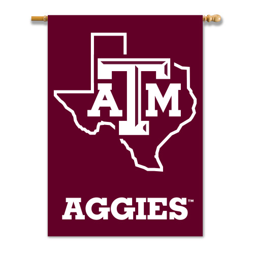 Texas A&M Aggies 2-Sided 28" X 40" Banner W/ Pole Sleeve