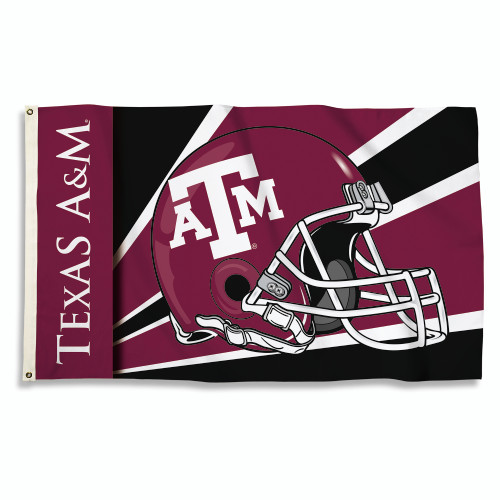 Texas A&M Aggies 3 Ft. X 5 Ft. Flag W/Grommets - Helmet Design