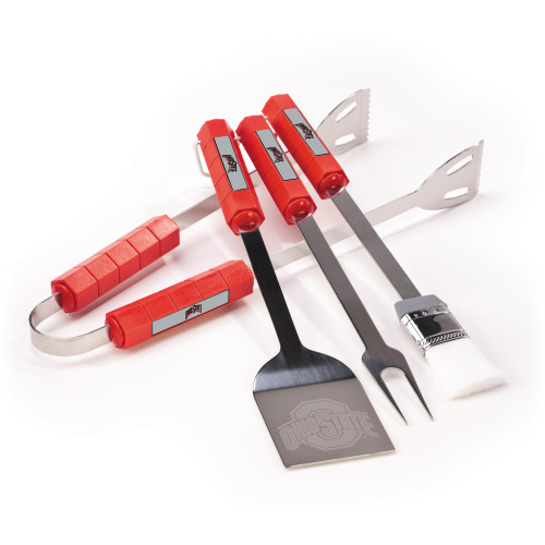 Ohio State Buckeyes 4 Pc Bbq Set