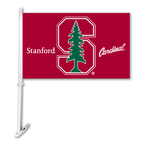 Stanford Cardinal Car Flag