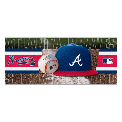 MLB - Atlanta Braves Baseball Runner 30"x72"