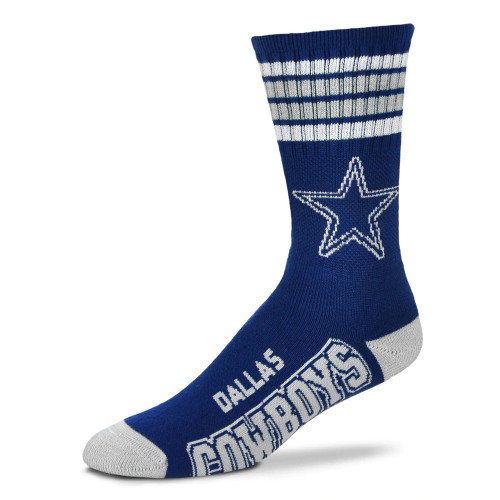 Dallas Cowboys 4 Stripe Deuce Socks Pair