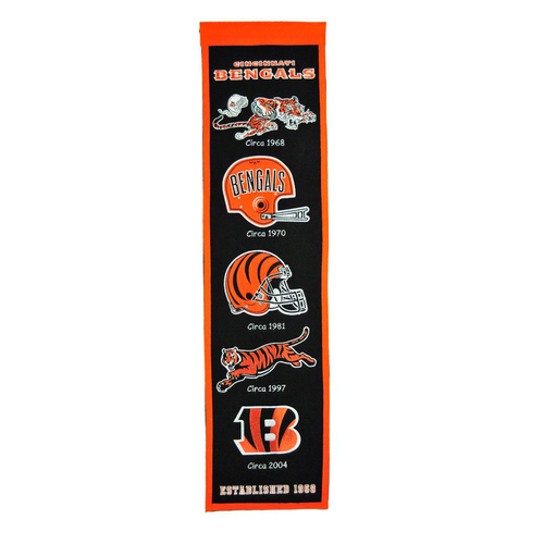 Cincinnati Bengals Winning Streak Heritage Banner