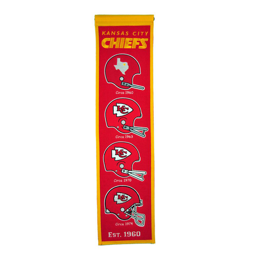 Kansas City Chiefs Winning Streak Heritage Banner