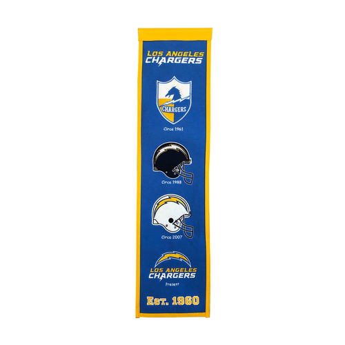 Los Angeles Chargers Winning Streak Heritage Banner