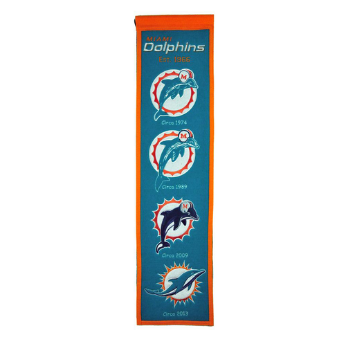 Miami Dolphins Winning Streak Heritage Banner