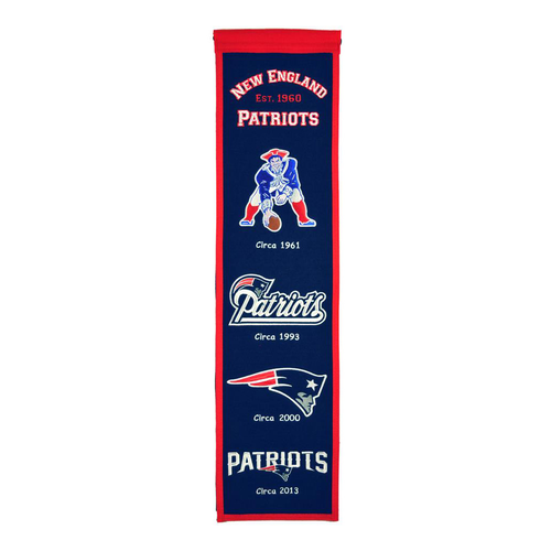 New England Patriots Winning Streak Heritage Banner