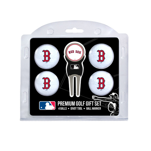 Boston Red Sox 4 Golf Ball And Divot Tool Set