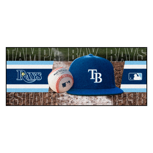 MLB - Tampa Bay Rays Baseball Runner 30"x72"