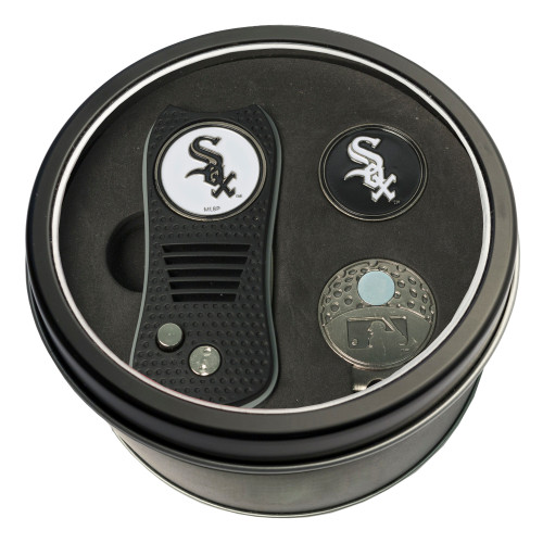 Chicago White Sox Tin Gift Set with Switchfix Divot Tool, Cap Clip, and Ball Marker
