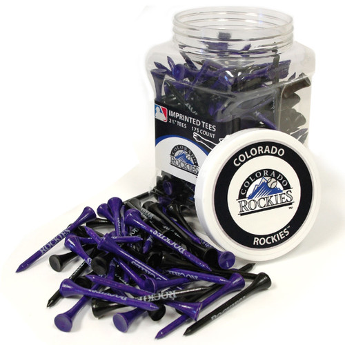 Colorado Rockies Jar Of 175 Golf Tees