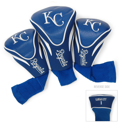 Kansas City Royals 3 Pack Contour Head Covers