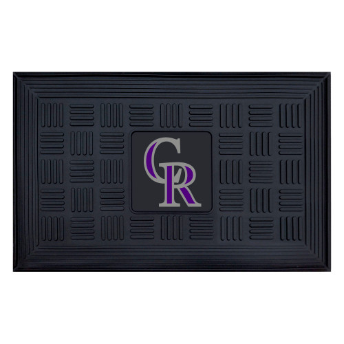 MLB - Colorado Rockies Medallion Door Mat 19.5"x31.25"