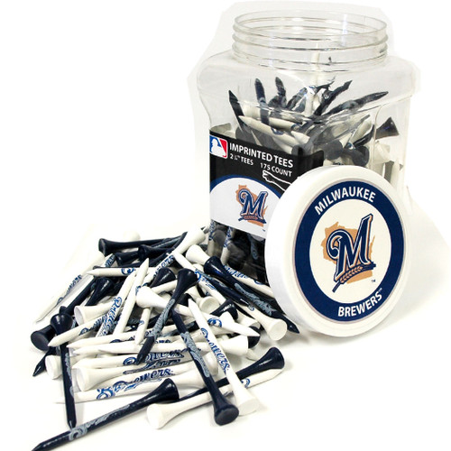 Milwaukee Brewers Jar Of 175 Golf Tees