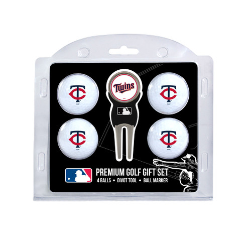 Minnesota Twins 4 Golf Ball And Divot Tool Set