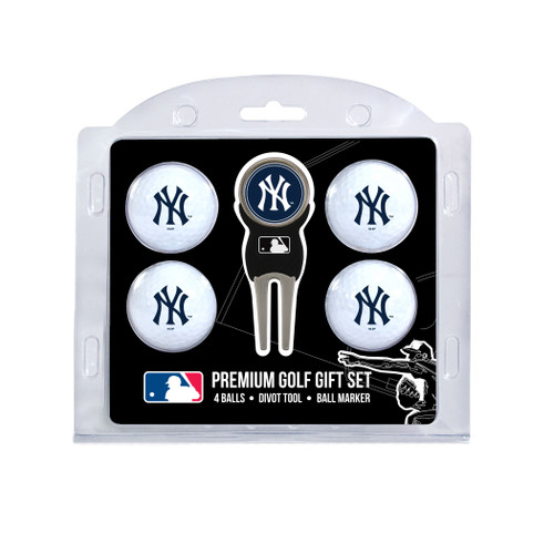 New York Yankees 4 Golf Ball And Divot Tool Set