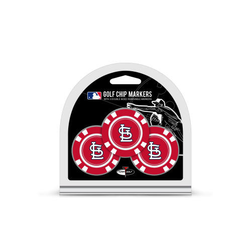 St Louis Cardinals 3 Pack Golf Chip Ball Markers