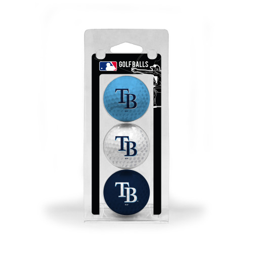 Tampa Bay Rays 3 Golf Ball Pack