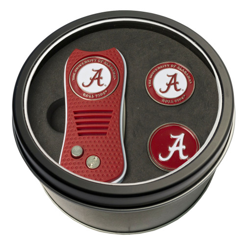 Alabama Crimson Tide Tin Gift Set with Switchfix Divot Tool and 2 Ball Markers