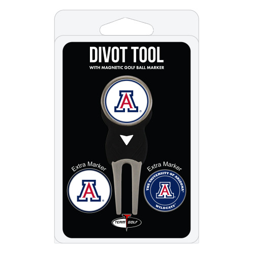 Arizona Wildcats Divot Tool Pack With 3 Golf Ball Markers