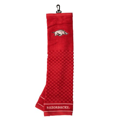 Arkansas Razorbacks Embroidered Golf Towel