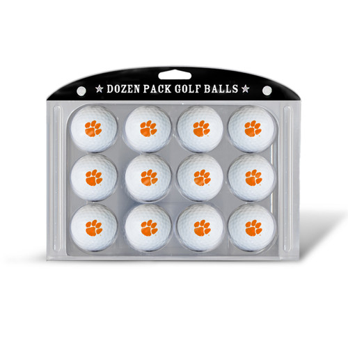 Clemson Tigers Golf Balls, 12 Pack