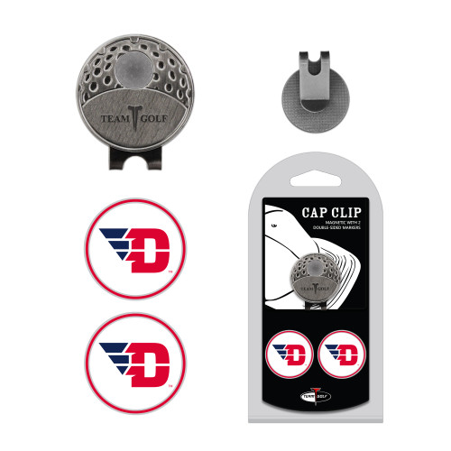 Dayton Flyers Cap Clip With 2 Golf Ball Markers