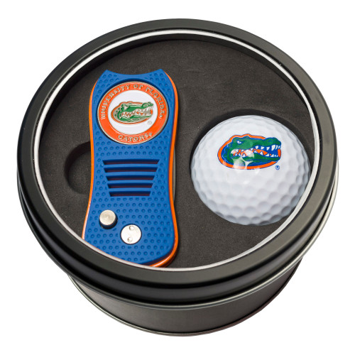 Florida Gators Tin Gift Set with Switchfix Divot Tool and Golf Ball