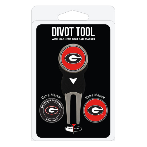 Georgia Bulldogs Divot Tool Pack With 3 Golf Ball Markers