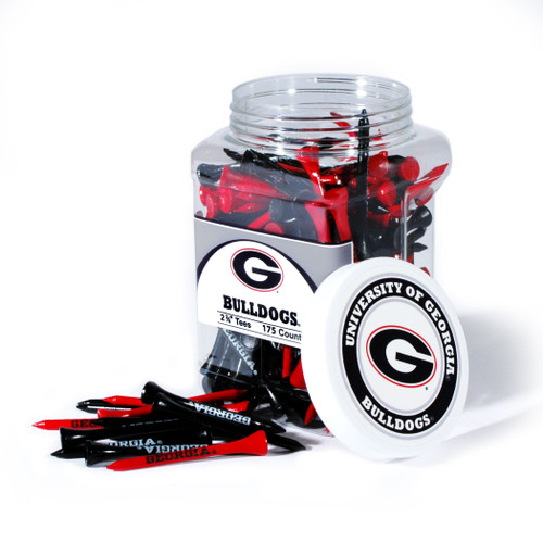 Georgia Bulldogs Jar Of 175 Golf Tees