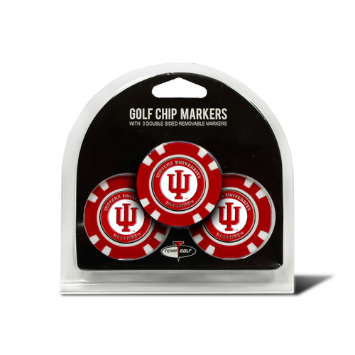 Indiana Hoosiers 3 Pack Golf Chip Ball Markers