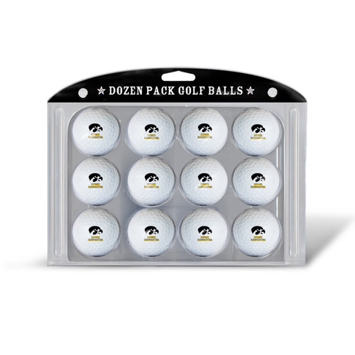 Iowa Hawkeyes Golf Balls, 12 Pack