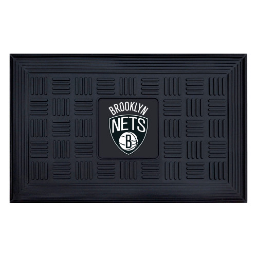 NBA - Brooklyn Nets Medallion Door Mat 19.5"x31.25"