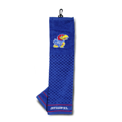 Kansas Jayhawks Embroidered Golf Towel