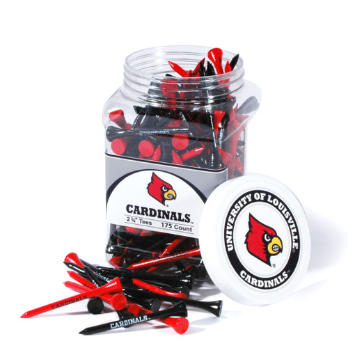 Louisville Cardinals Jar Of 175 Golf Tees