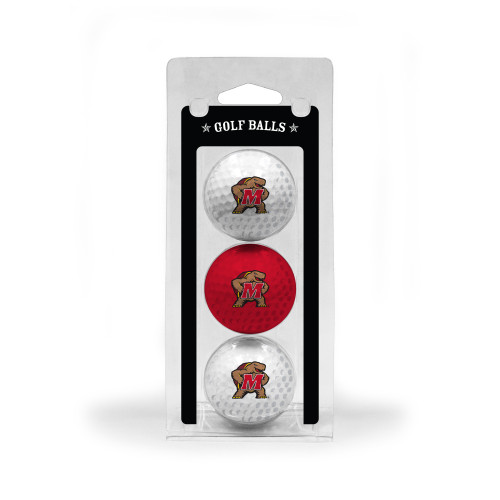 Maryland Terrapins 3 Golf Ball Pack