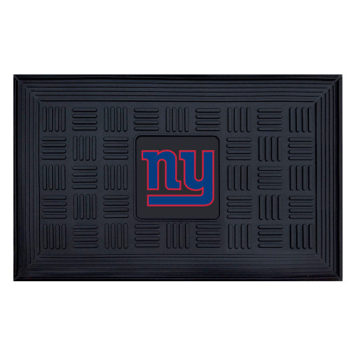 New York Giants Medallion Door Mat "NY" Logo Black