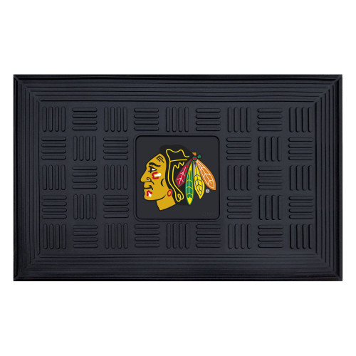 NHL - Chicago Blackhawks Medallion Door Mat 19.5"x31.25"