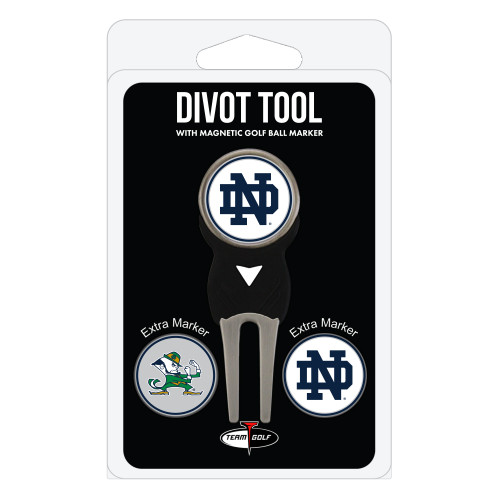 Notre Dame Fighting Irish Divot Tool Pack With 3 Golf Ball Markers