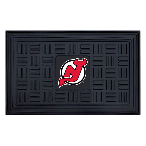 NHL - New Jersey Devils Medallion Door Mat 19.5"x31.25"
